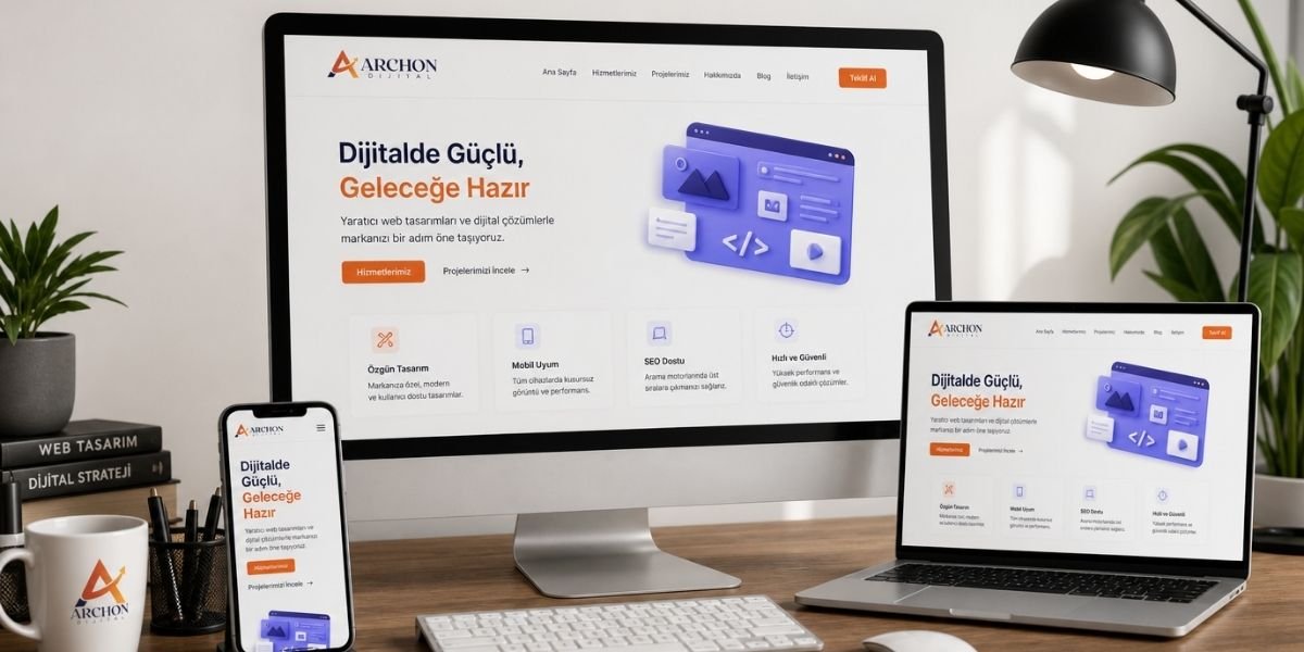 Antalya web tasarım responsive mobil uyumlu hızlı e-ticaret ve kurumsal web sitesi tasarımı - Archon Dijital