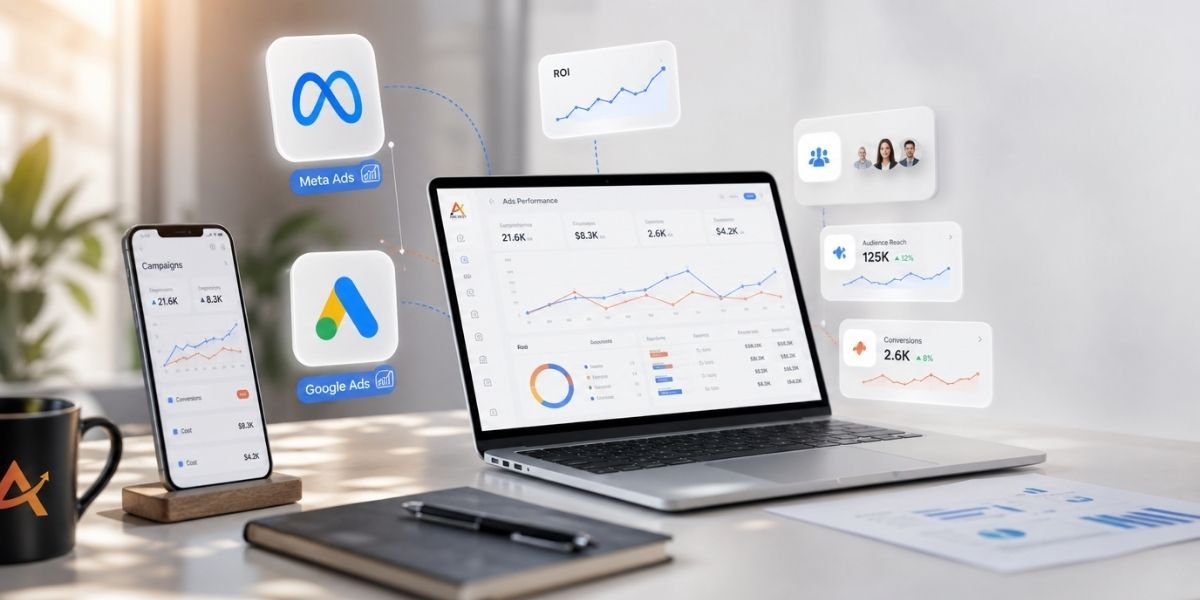 Antalya Meta ve Google Ads reklam yönetimi performans pazarlaması şeffaf raporlama ve ROI - Archon Dijital